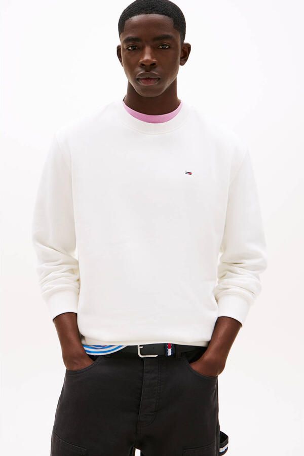 TOMMY JEANS Sweatshirt TJM REG S FLAG CREW Met geborduurd merklogo op borsthoogte - Foto 2