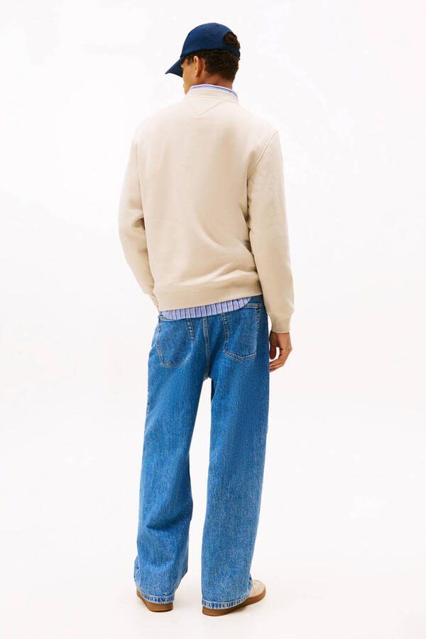 TOMMY JEANS Heren Truien & Vesten Tjm Reg Linear Crew Ext Beige - Foto 6