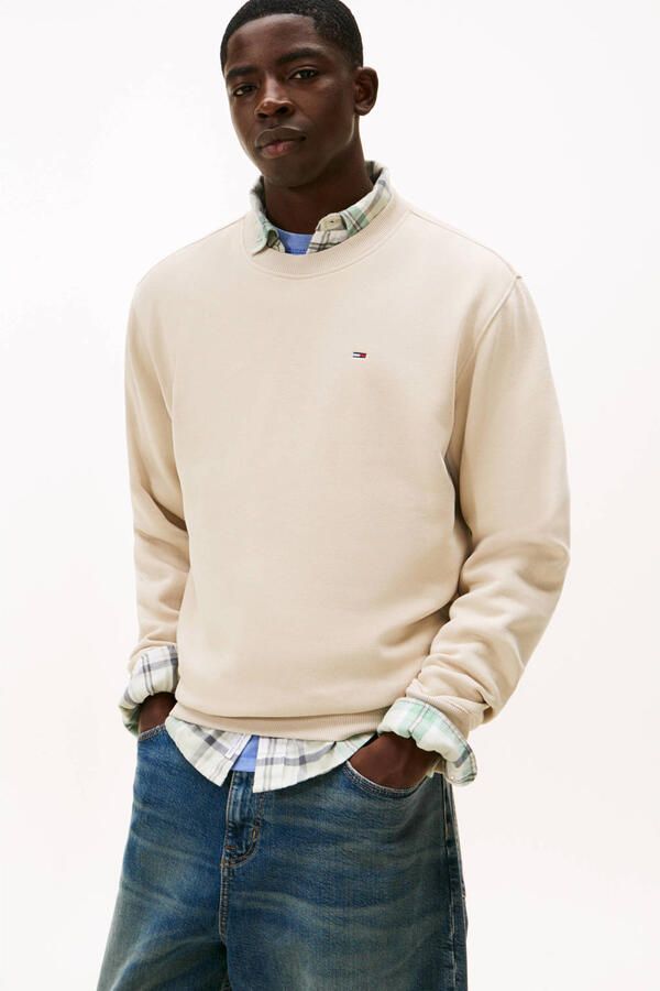 Tommy Jeans Regular fit sweatshirt van katoenmix - Foto 1