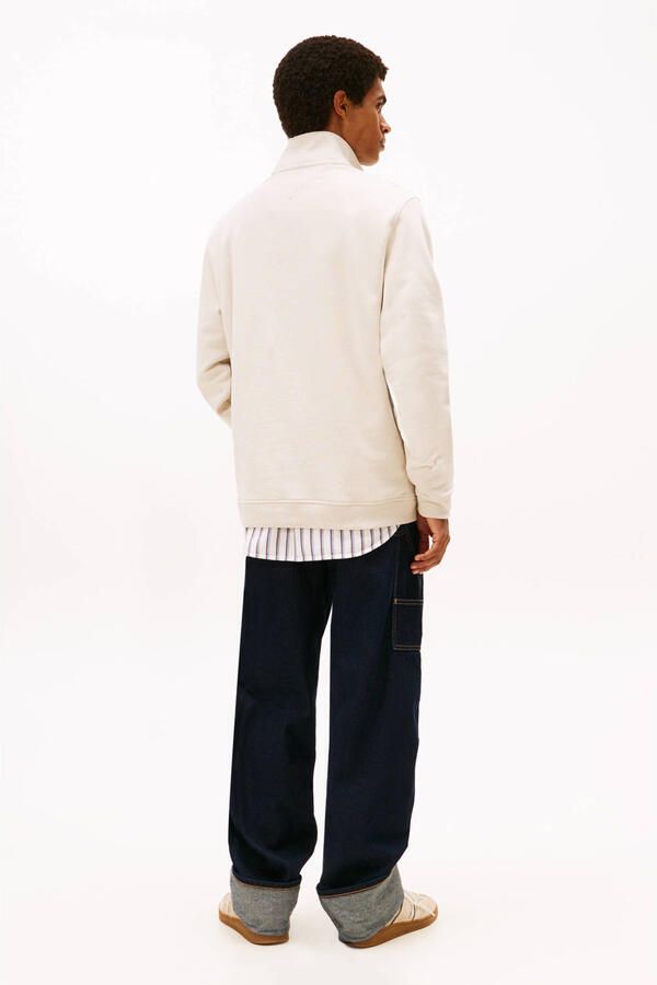 TOMMY JEANS Heren Truien & Vesten Tjm Reg Badge Qz Ext Ecru - Foto 7