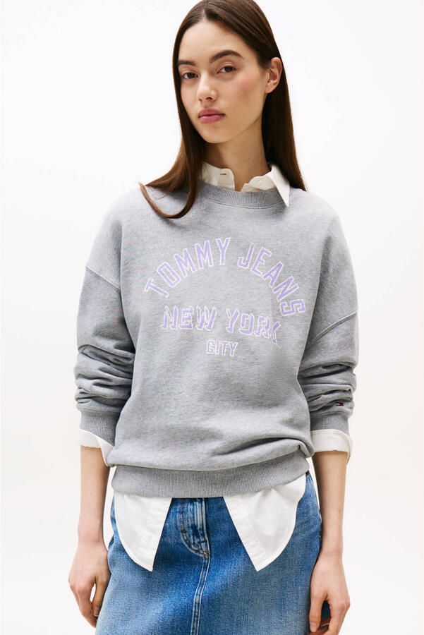 Tommy Jeans sweater grijs