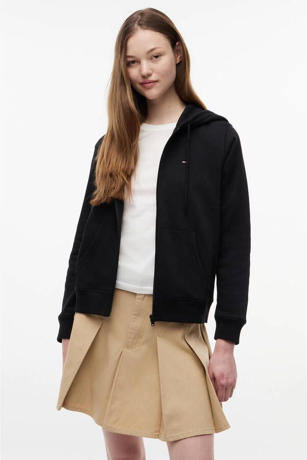Tommy Jeans Regular fit sweatjack van katoenmix
