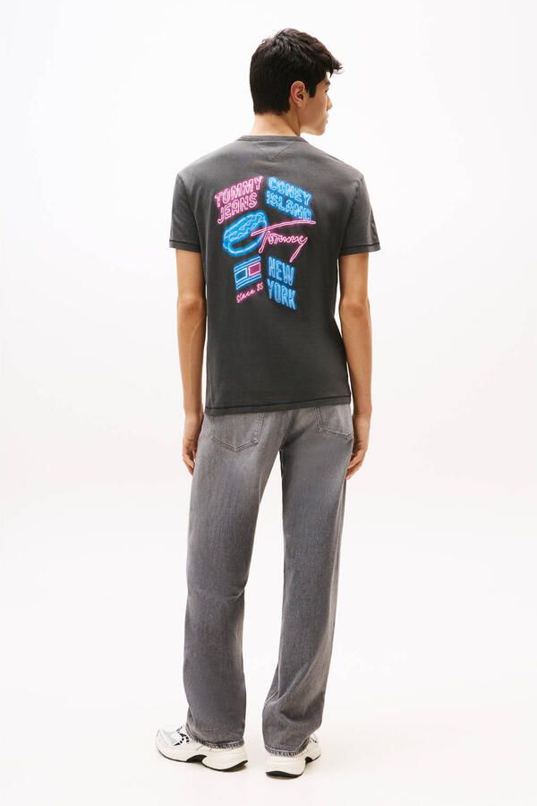 Tommy Jeans Regular fit T-shirt van puur katoen