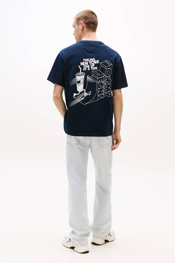 Tommy Jeans Regular fit T-shirt van puur katoen