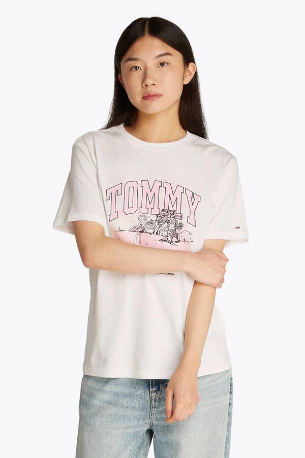 Tommy Jeans Regular fit T-shirt van puur katoen - Foto 3