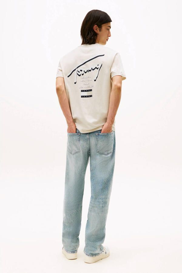 Tommy Jeans Regular fit T-shirt van puur katoen