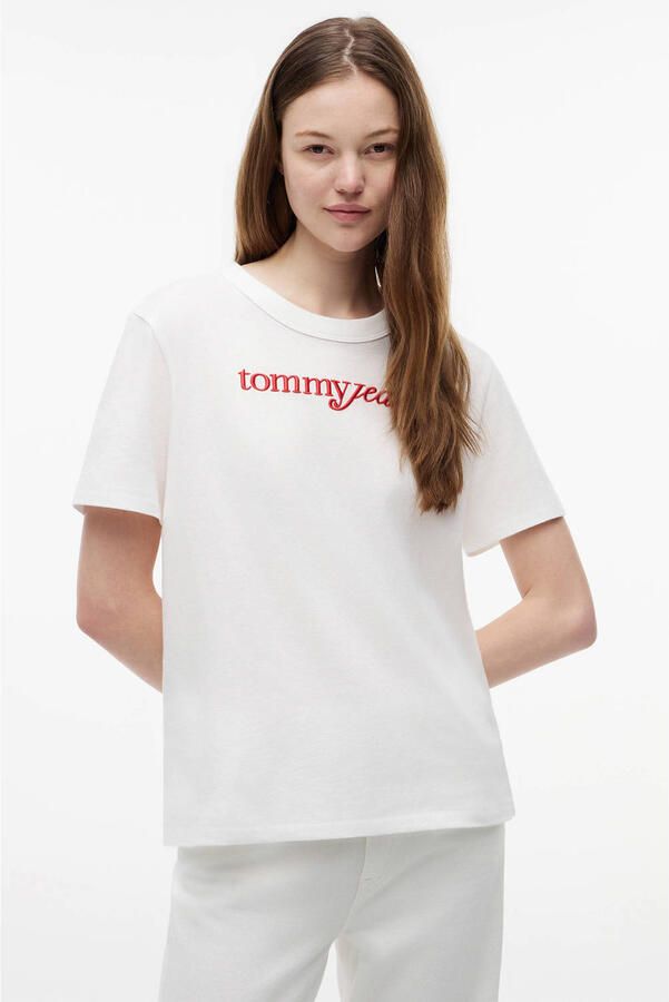 Tommy Jeans T-shirt ecru