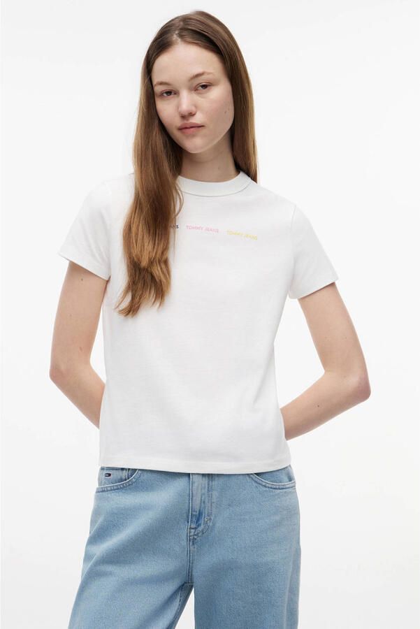 Tommy Jeans T-shirt ecru