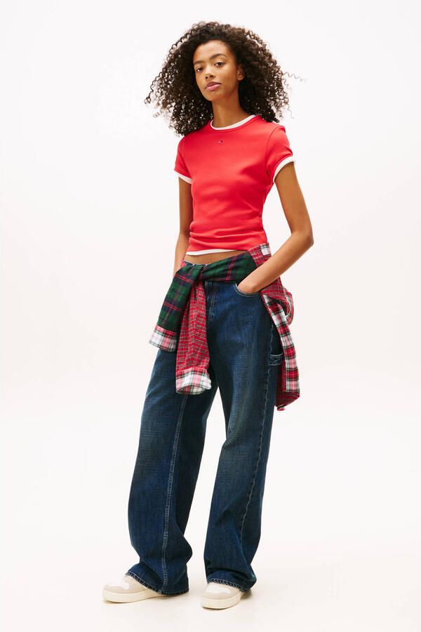 Tommy Jeans Slim fit T-shirt van katoenmix - Foto 2