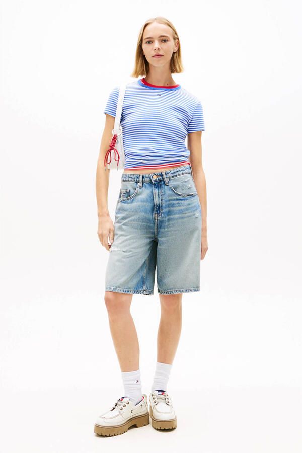 Tommy Jeans slim fit T-shirt van katoenmix - Foto 3