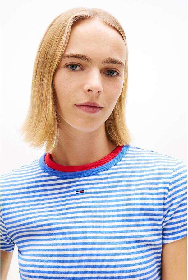 Tommy Jeans slim fit T-shirt van katoenmix - Foto 2