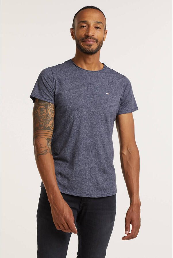 TOMMY JEANS T-shirt TJM SLIM JASPE C NECK Classics slim fit met merklabel - Foto 5