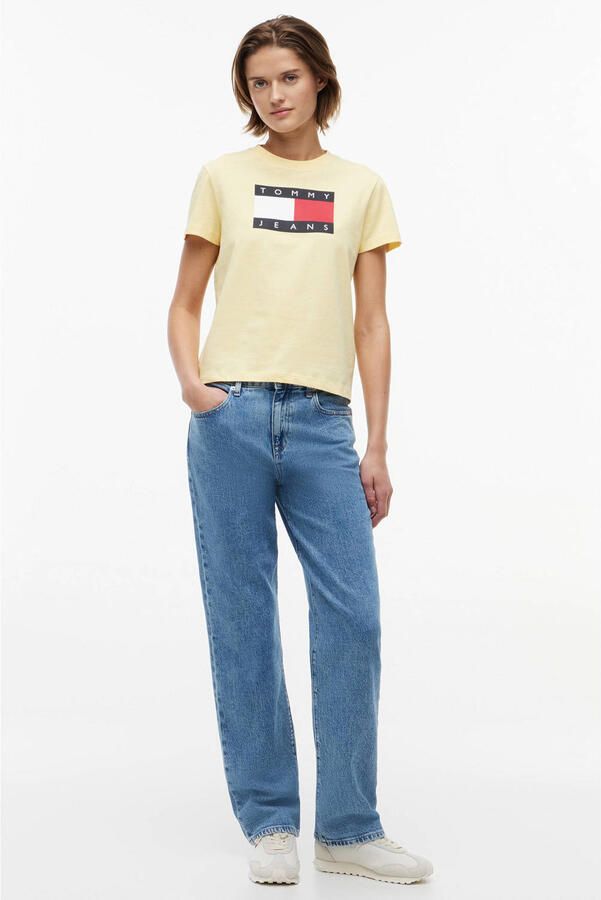 Tommy Jeans T-shirt lichtgeel - Foto 3