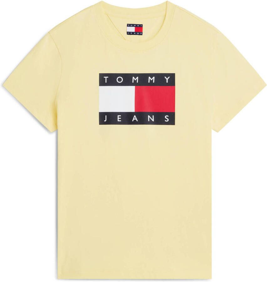 Tommy Jeans T-shirt lichtgeel - Foto 2