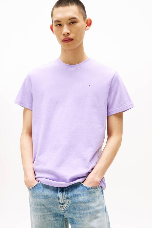 Tommy Jeans Slim fit T-shirt van puur katoen - Foto 3