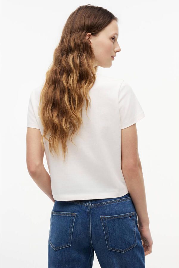 Tommy Jeans regular fit T-shirt van puur katoen met logoprint - Foto 2