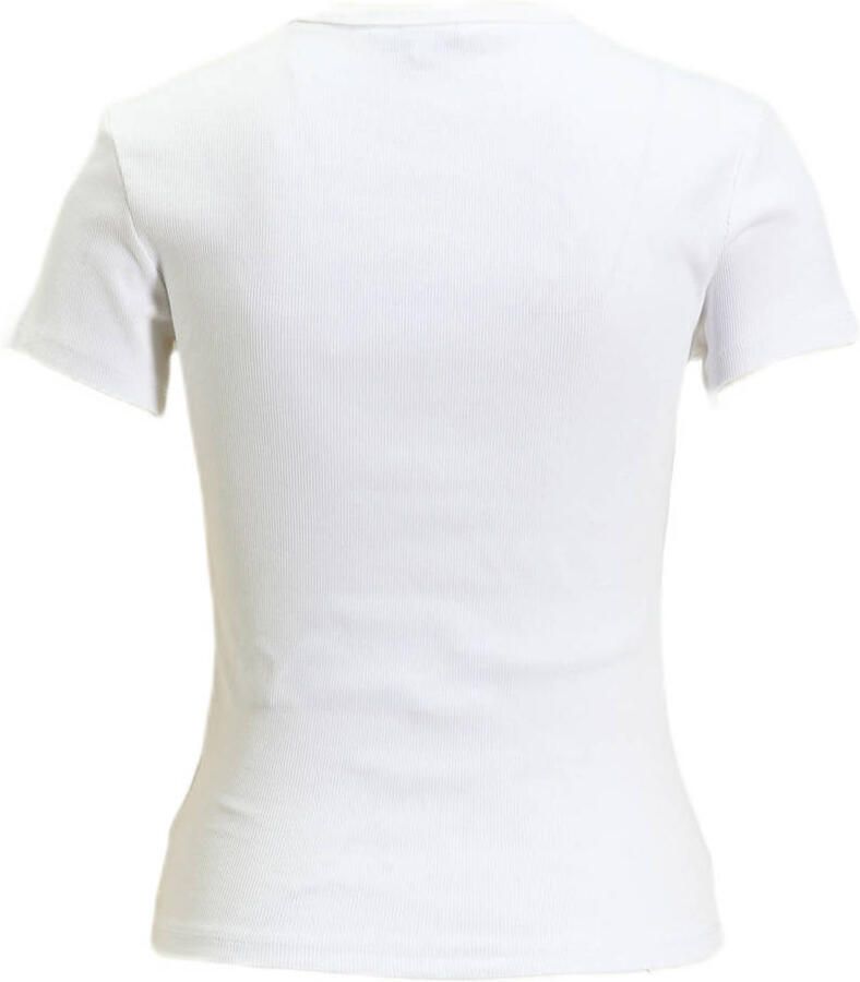 TOMMY JEANS T-shirt Slim Essential Rib Shirt Rippshirt Rundhalsshirt - Foto 2