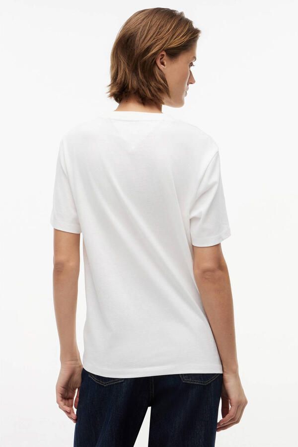Tommy Jeans T-shirt met print ecru - Foto 3