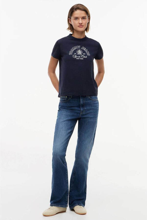 Tommy Jeans T-shirt met print marineblauw - Foto 2