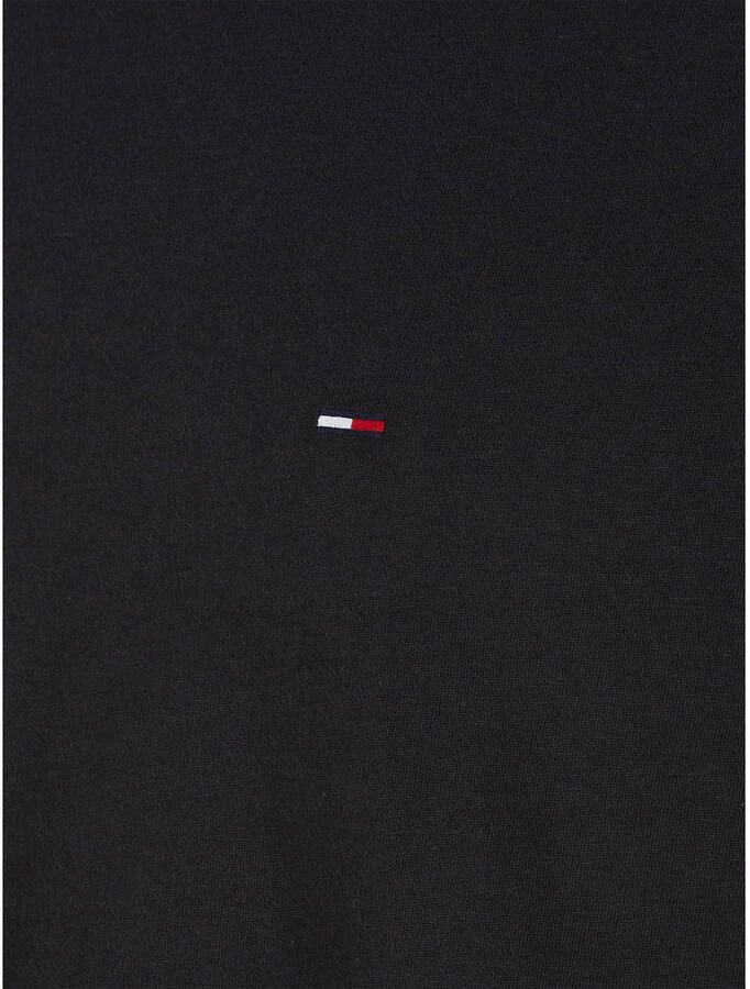 TOMMY JEANS T-shirt TJM ESSENTIAL SOLID TEE met ronde hals en subtiele logo-vlag