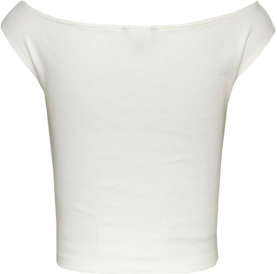 Tommy Hilfiger Overhemd Geribbelde mouwloze top met boothals WW0WW31467