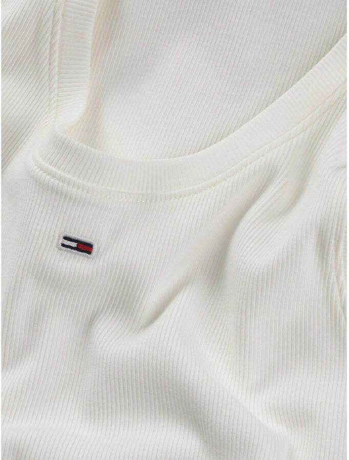 Tommy Hilfiger Essential Ribbed Flag Embroidery Slim Tanktop Dames - Foto 5
