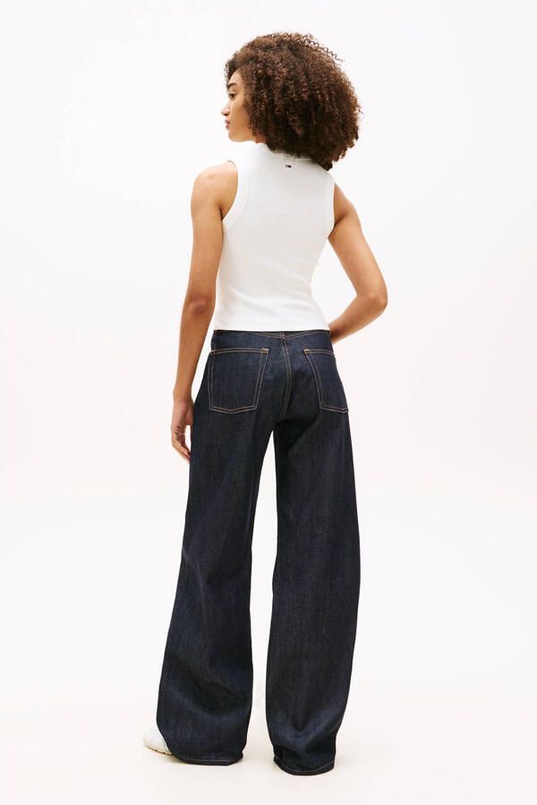 Tommy Jeans slim fit top van katoenmix - Foto 3