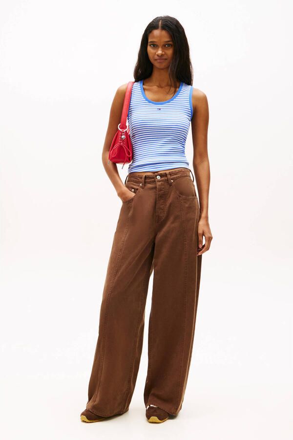 Tommy Jeans slim fit tank top van katoenmix - Foto 2