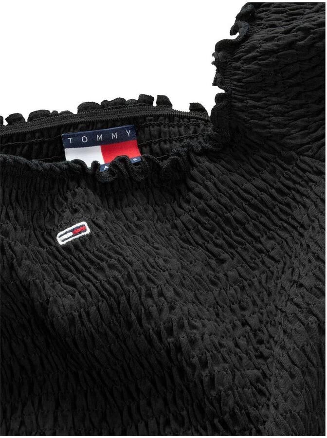 TOMMY JEANS Dames Tops & T-shirts Tjw Crp Smock Top Zwart - Foto 6