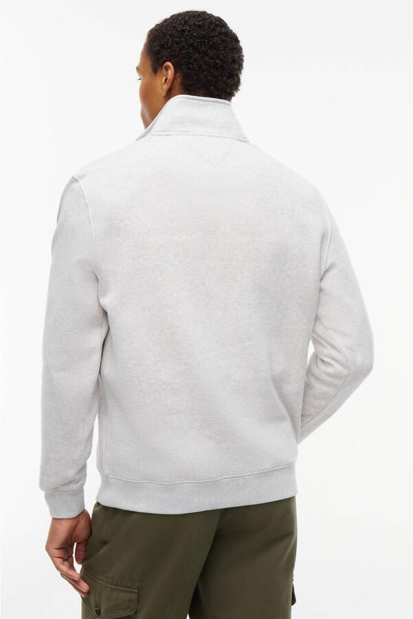 TOMMY JEANS Heren Truien & Vesten Tjm Reg Fleece 1 4zip Mock Neck Lichtgrijs - Foto 6