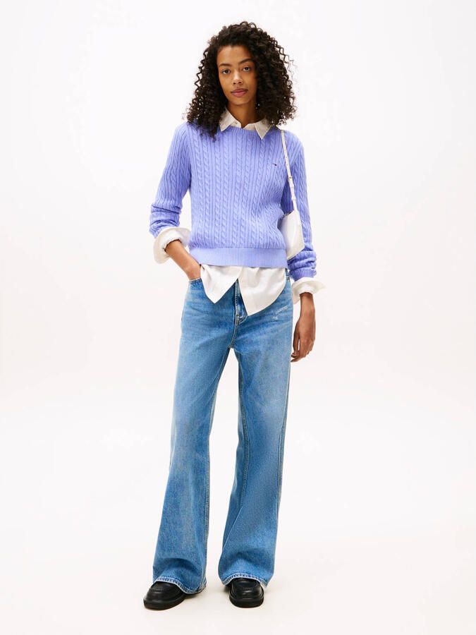 TOMMY JEANS Gebreide trui TJW CABLE ESSENTIAL SWEATER