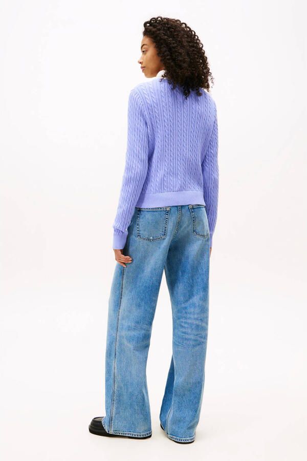 TOMMY JEANS Gebreide trui TJW CABLE ESSENTIAL SWEATER - Foto 2