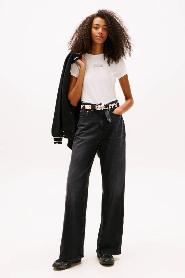 Tommy Jeans wide leg jeans black denim - Foto 2