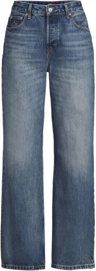 Tommy Jeans wide leg jeans donkerblauw