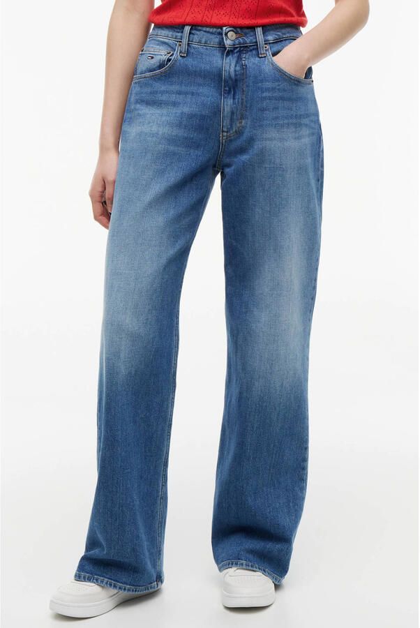 TOMMY JEANS Relax fit jeans MIA MR RLXD STR in blauwe was met hamerslus - Foto 2
