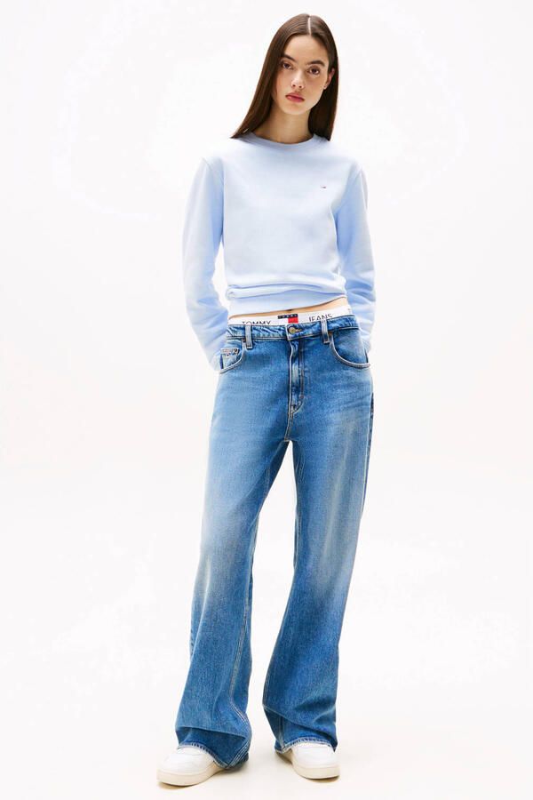 TOMMY JEANS Relax fit jeans MIA MR RLXD STR in blauwe was met hamerslus