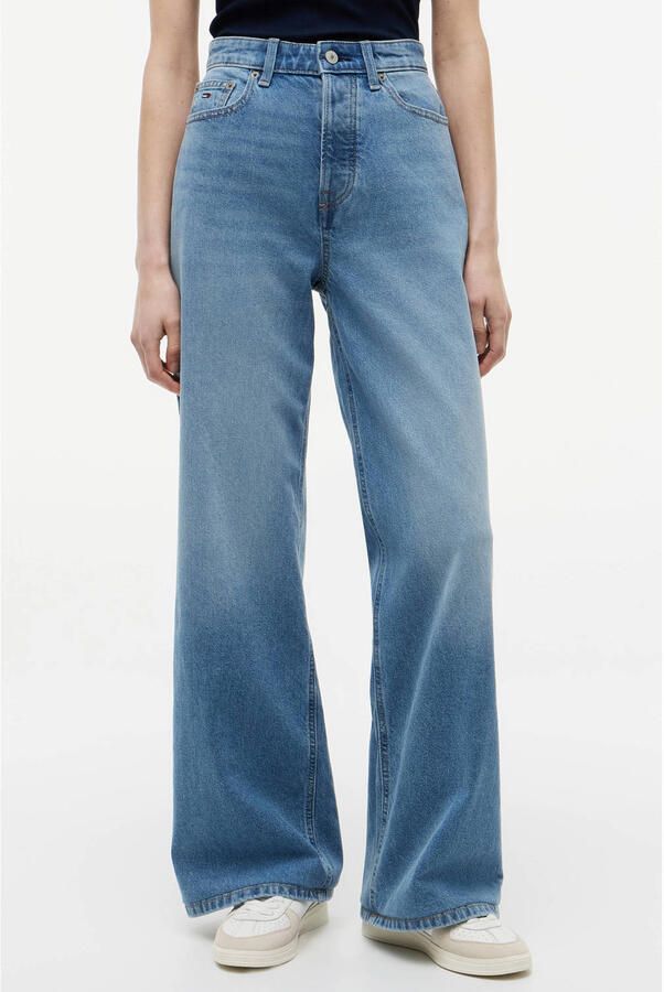 Tommy Jeans Wide & loose fit jeans van katoenmix model 'CLAIRE' - Foto 2