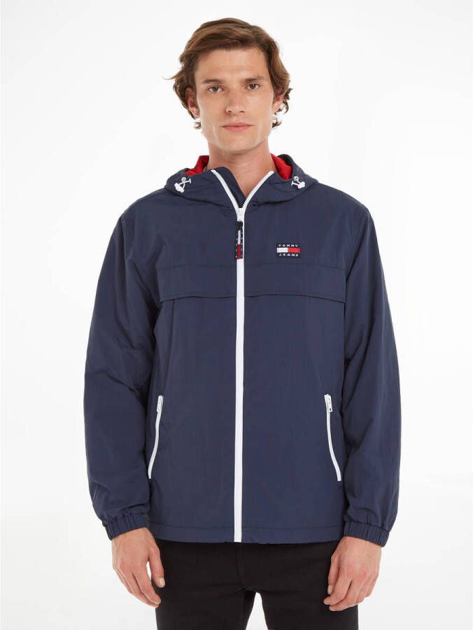 Tommy Hilfiger Sportieve Waterdichte Jas Blauw Capuchon Blue Heren - Foto 3
