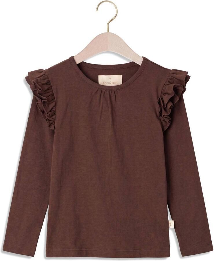 TON & TON Meisjes Tops & T-shirts Tulum Bruin - Foto 2