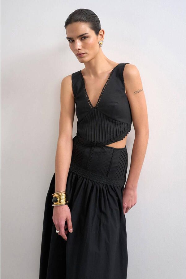 Topshop Maxi-jurk met cut-out op de rug model 'ALINA'