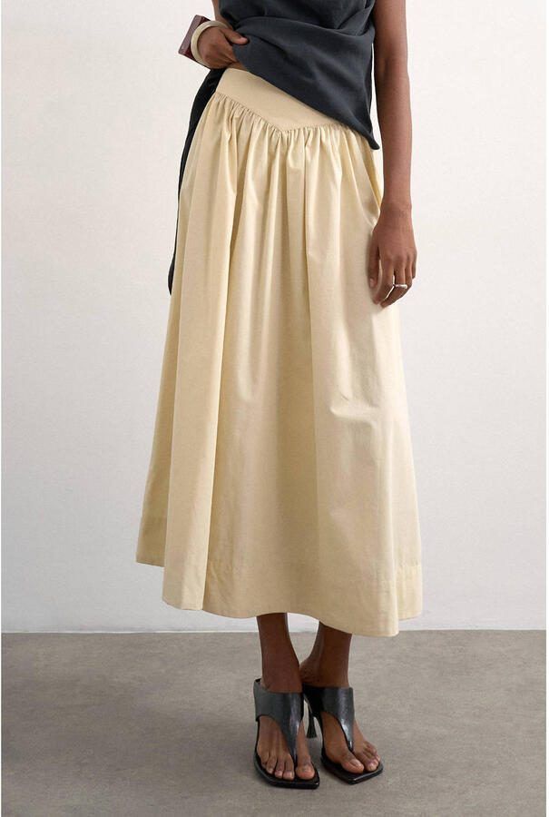 Topshop Midirok met zijwaartse ritssluiting model 'SALLY'