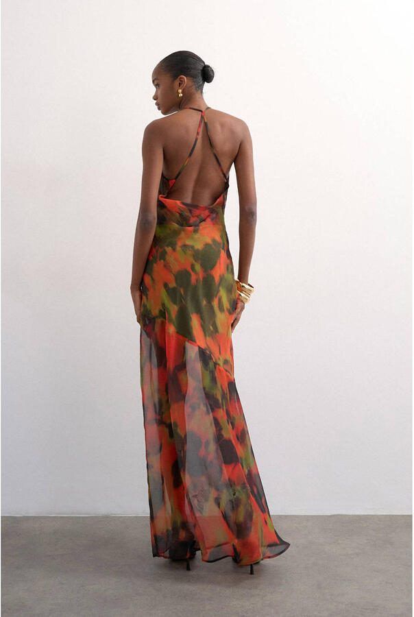 TOPSHOP cocktailjurk groen - Foto 3