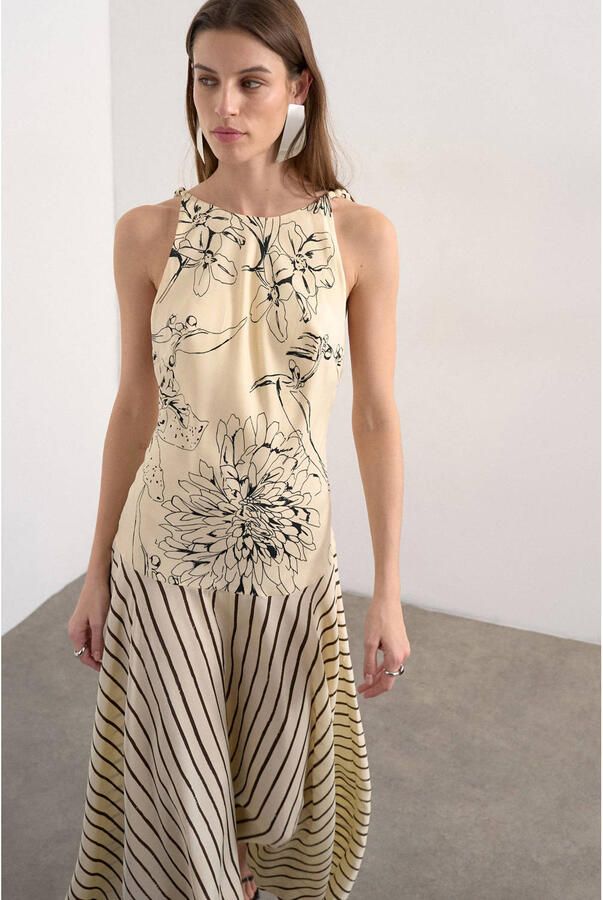 Topshop Maxi-jurk in all-over look model 'MILLE' - Foto 3