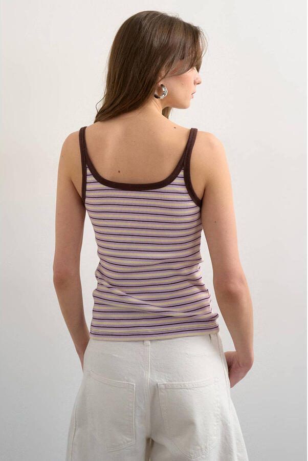 Topshop Tanktop met ronde hals model 'MOLLY' - Foto 3