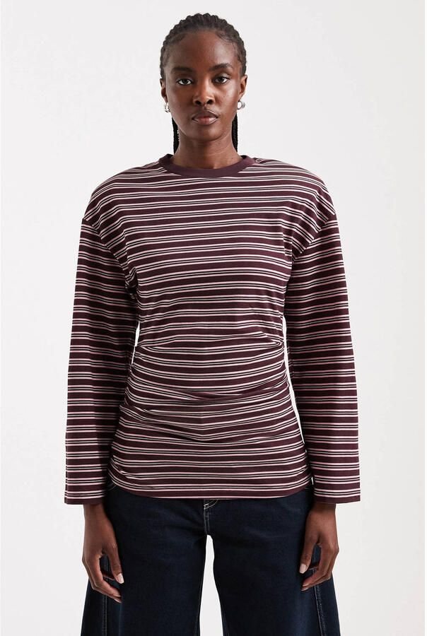 Topshop Shirt met lange mouwen in all-over look model 'BETT'