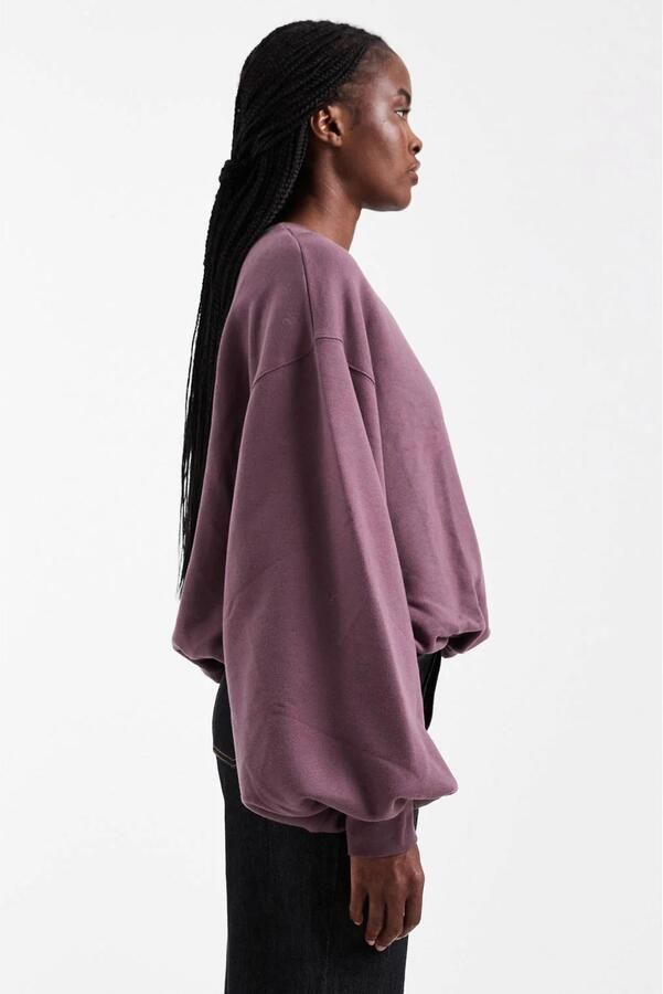 Topshop Sweatshirt met ronde hals model 'BIA' - Foto 2