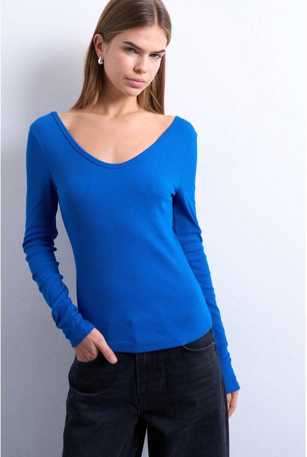 TOPSHOP longsleeve blauw