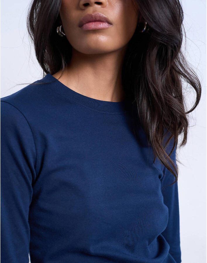 TOPSHOP longsleeve marineblauw - Foto 2