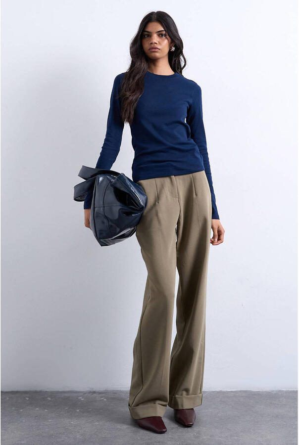 TOPSHOP longsleeve marineblauw - Foto 3