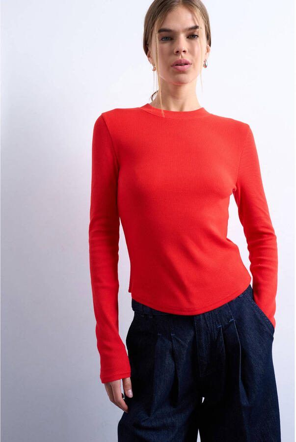 TOPSHOP longsleeve rood